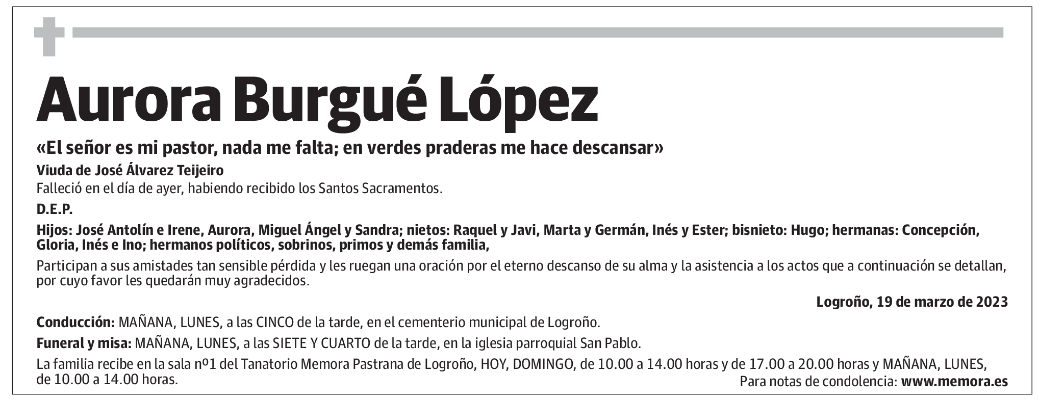 Aurora Burgué López