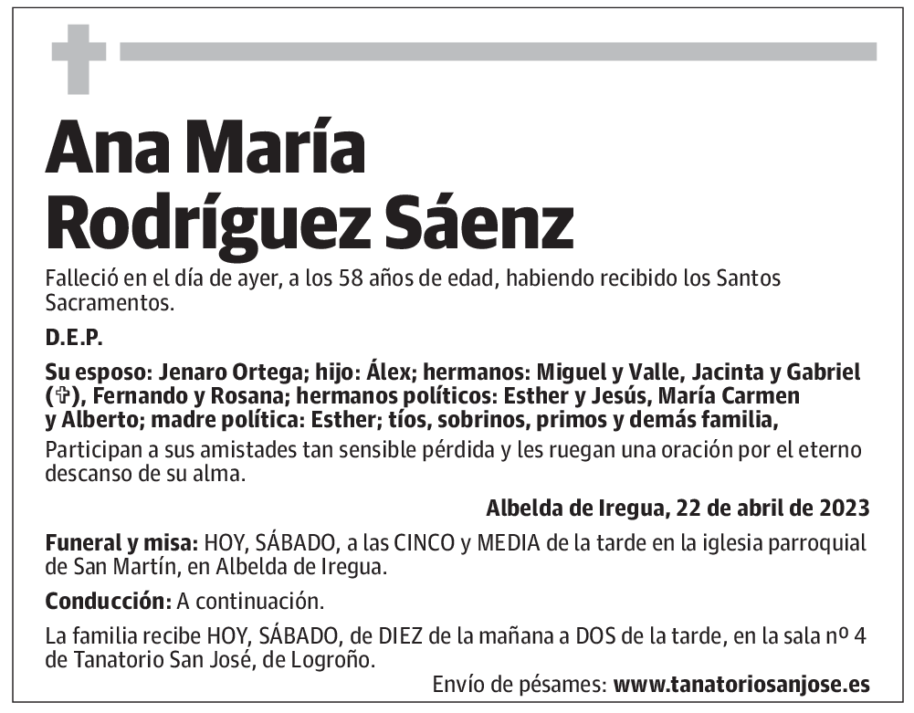 Ana María Rodriguez Sáenz