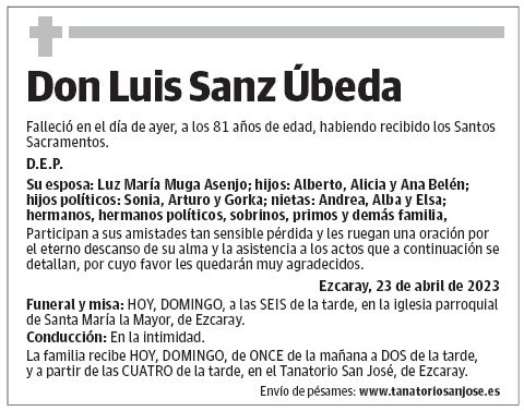 Don Luis Sanz Úbeda