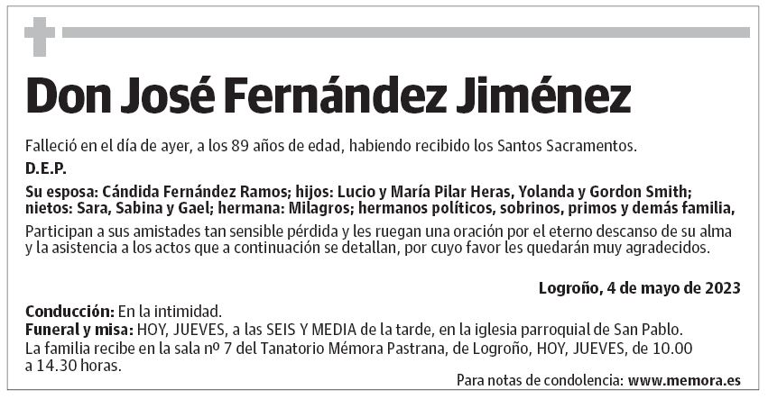 Don José Fernández Jiménez