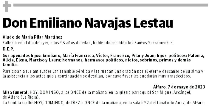 Don Emiliano Navajas Lestau