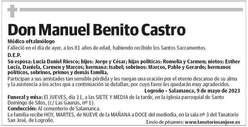 Don Manuel Benito Castro