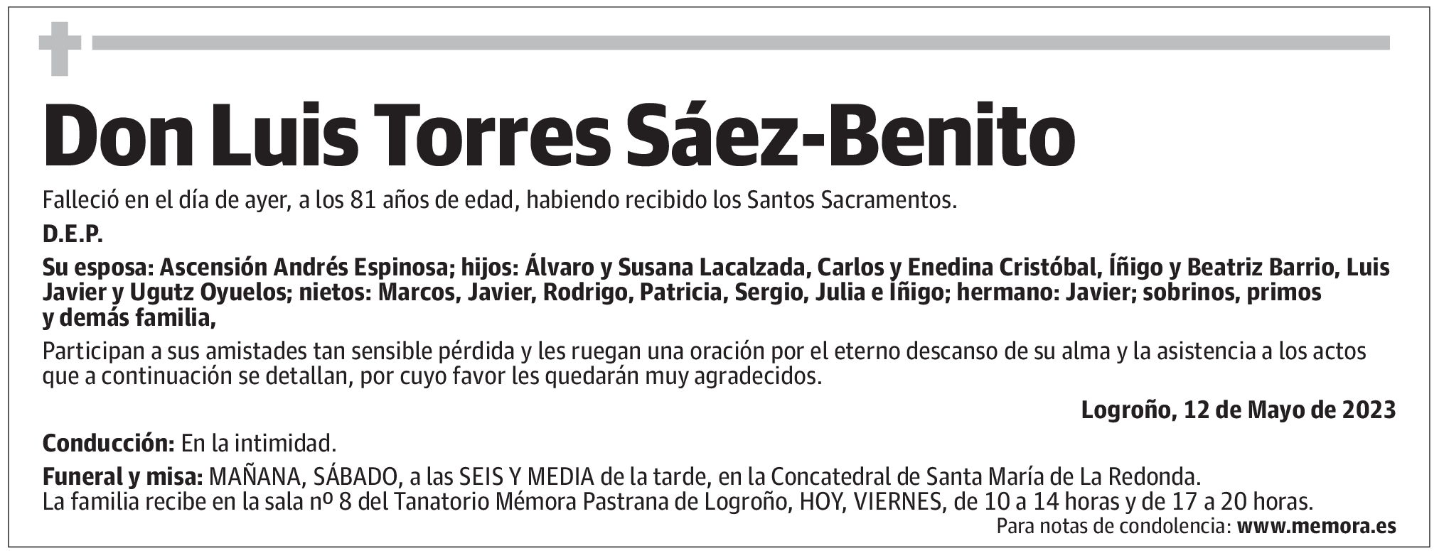 Don Luis Torres Sáez-Benito