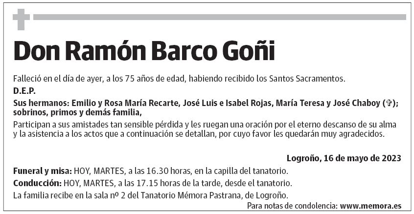 Don Ramón Barco Goñi