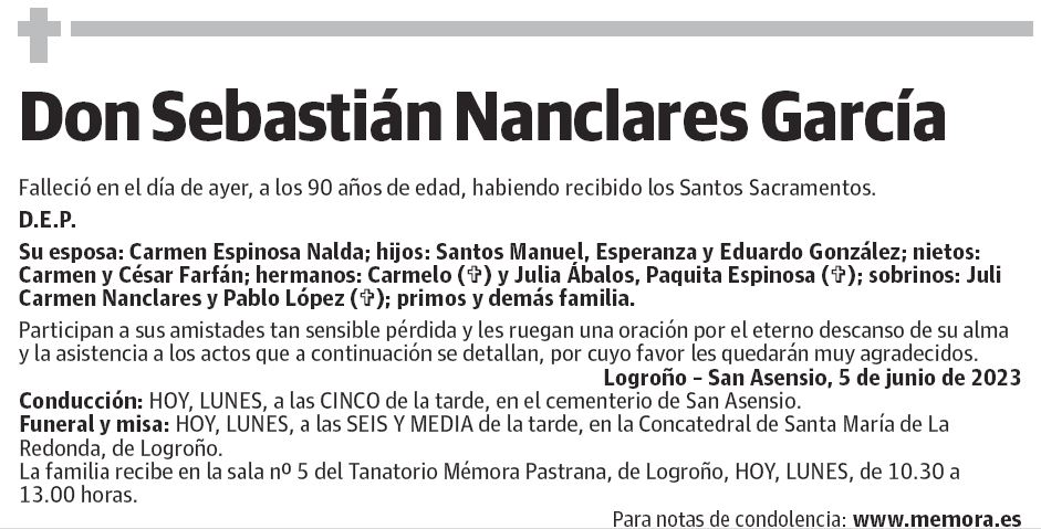 Don Sebastián Nanclares García