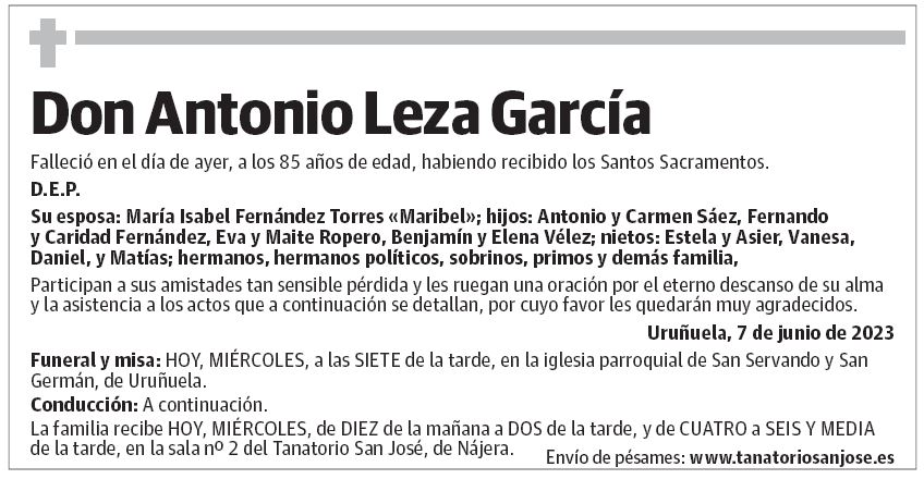 Don Antonio Leza García