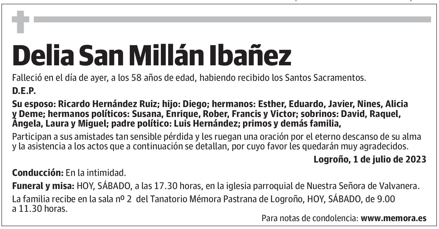 Delia San Millán Ibañez