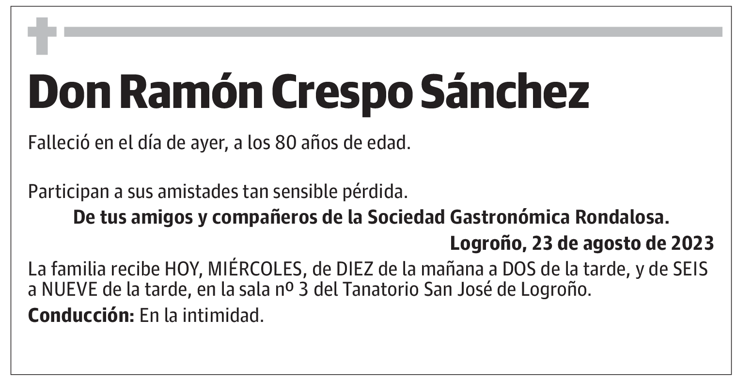 Don Ramón Crespo Sánchez