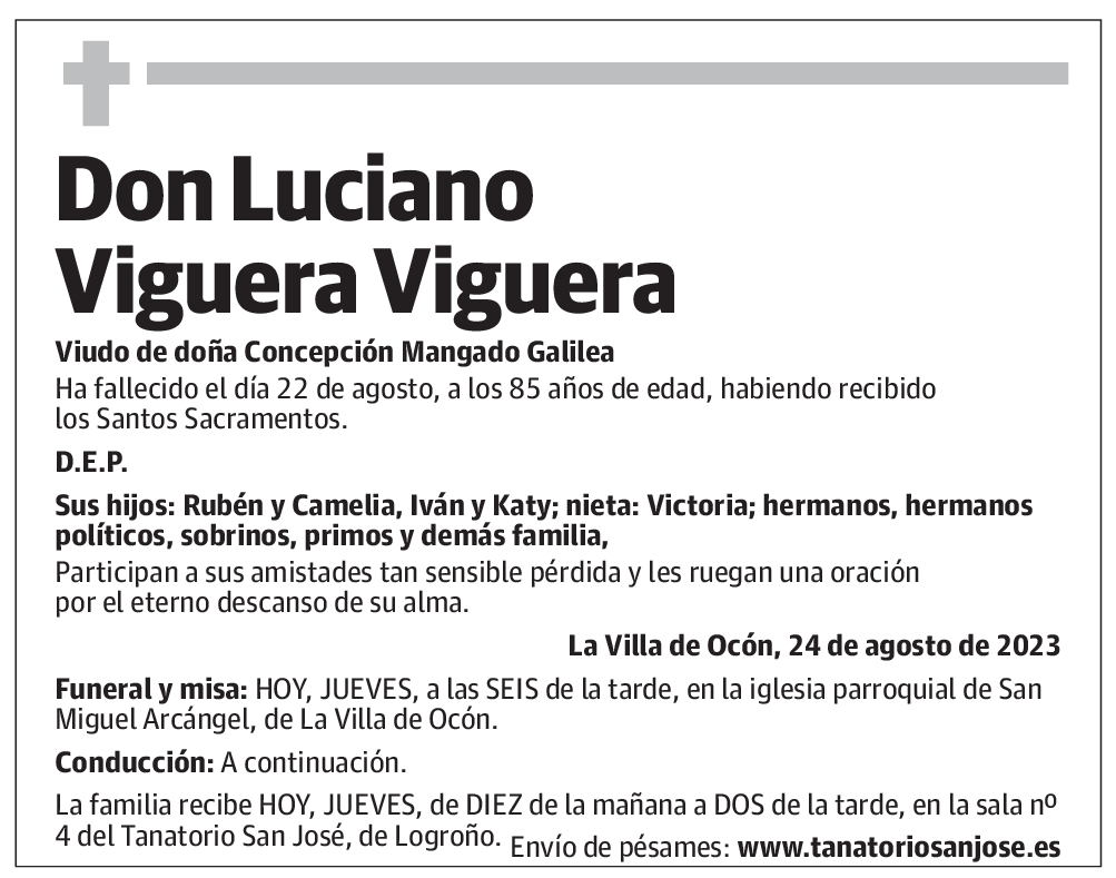 Don Luciano Viguera Viguera