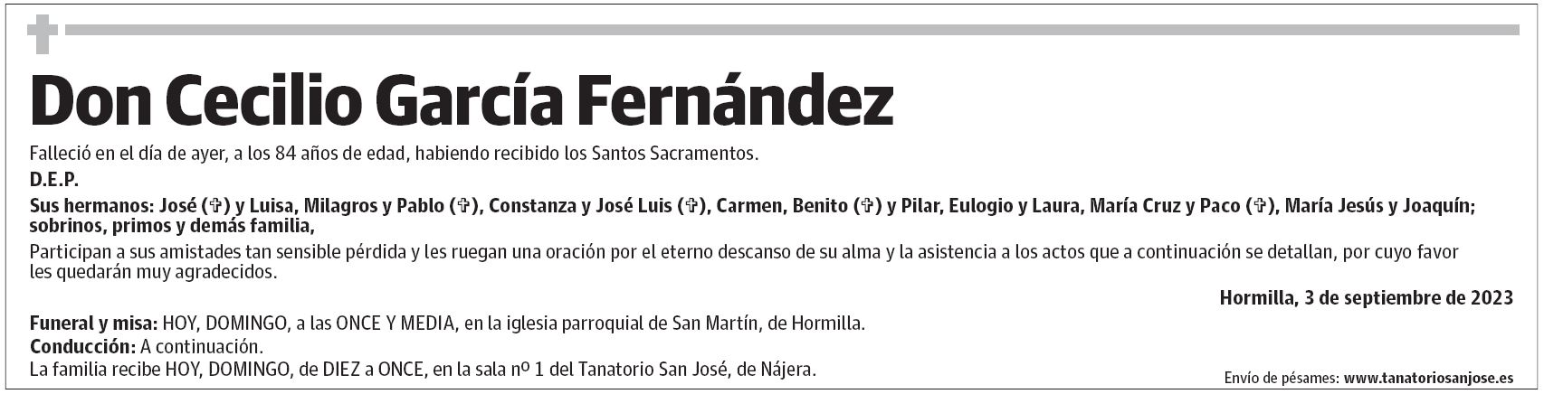 Don Cecilio García Fernández