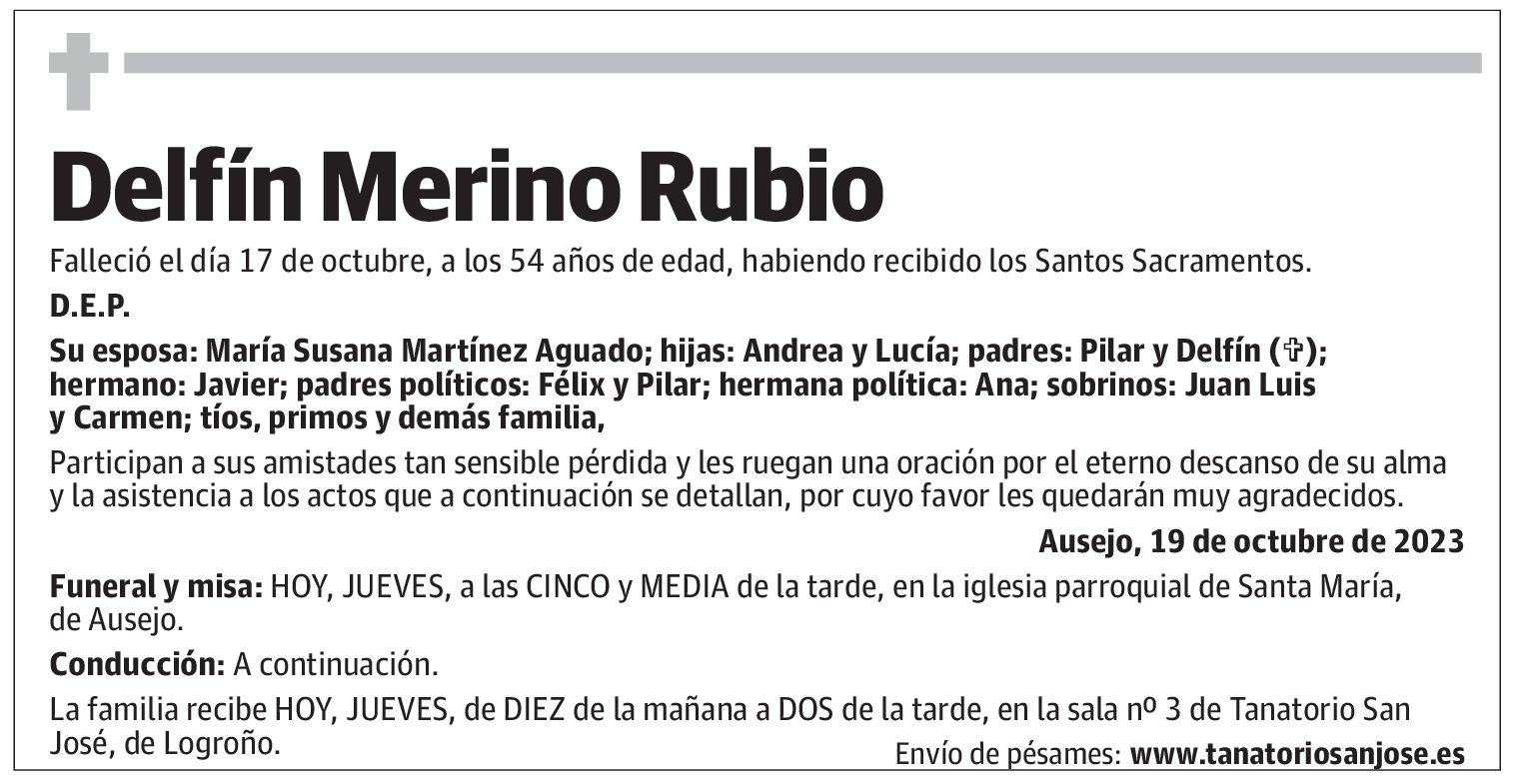 Delfín Merino Rubio