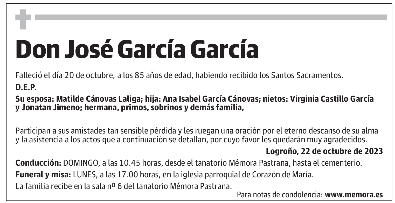 Don José García García