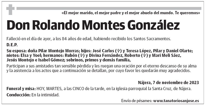 Don Rolando Montes González