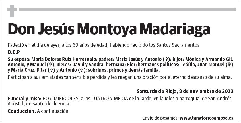Don Jesús Montoya Madariaga