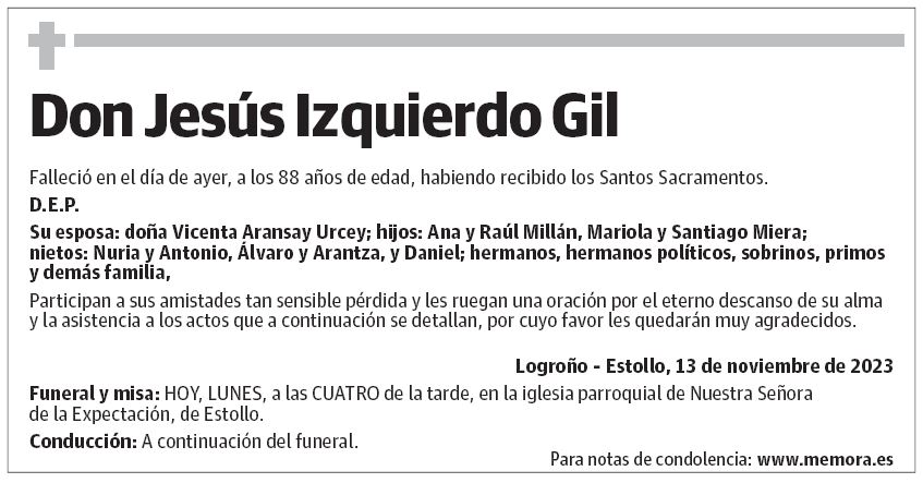 Don Jesús Izquierdo Gil