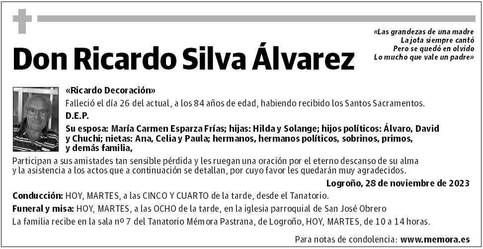 Don Ricardo Silva Álvarez