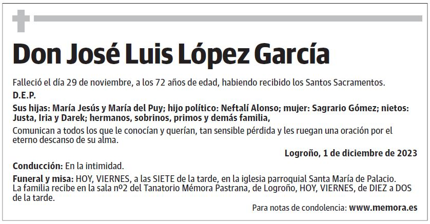 Don José Luis López García