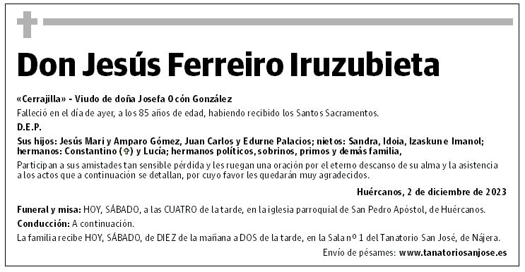Don Jesús Ferreiro Iruzubieta