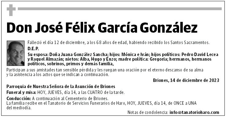 Don José Félix García González