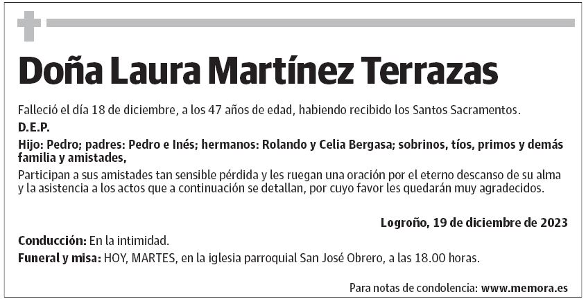 Doña Laura Martínez Terrazas