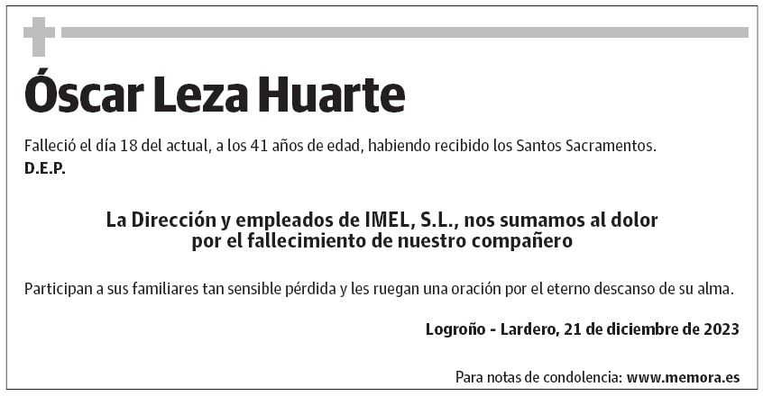 Óscar Leza Huarte