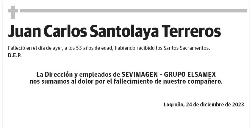 Juan Carlos Santolaya Terreros