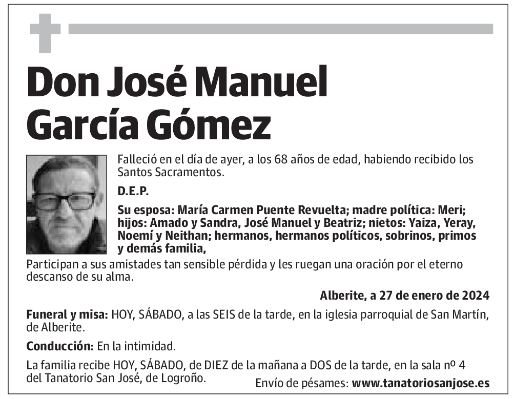 Don José Manuel García Gómez