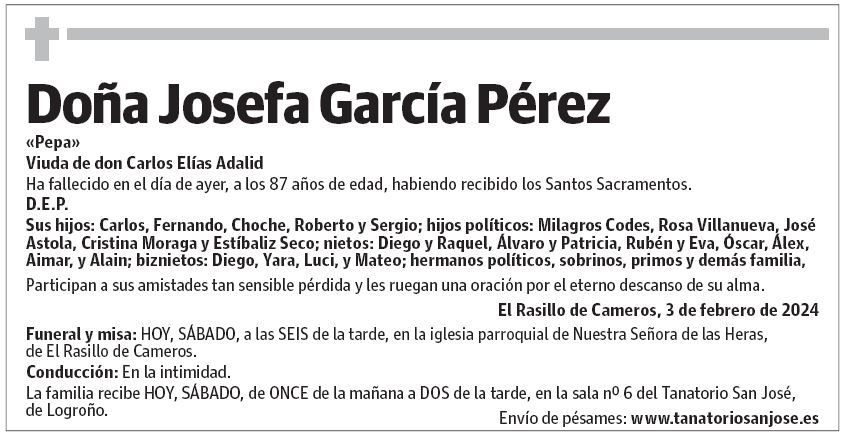 Doña Josefa García Pérez