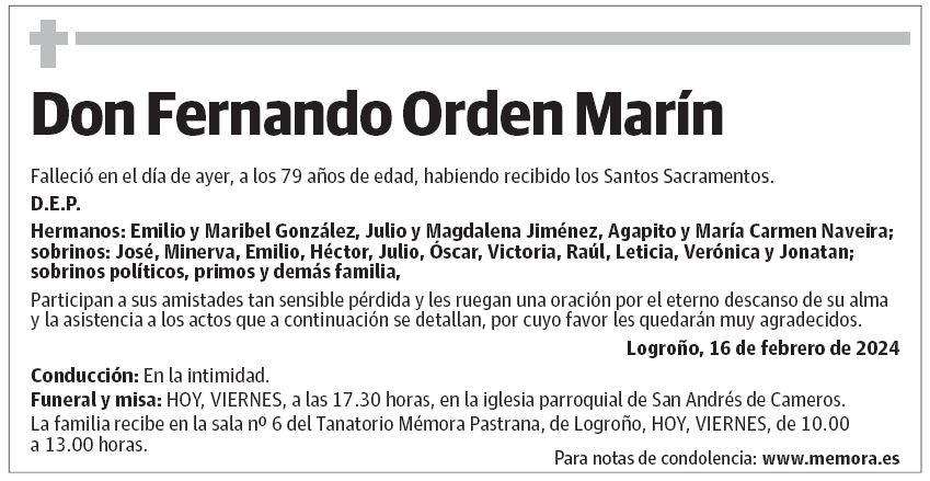 Don Fernando Orden Marín