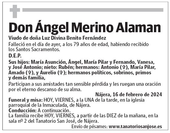 Don Ángel Merino Alaman