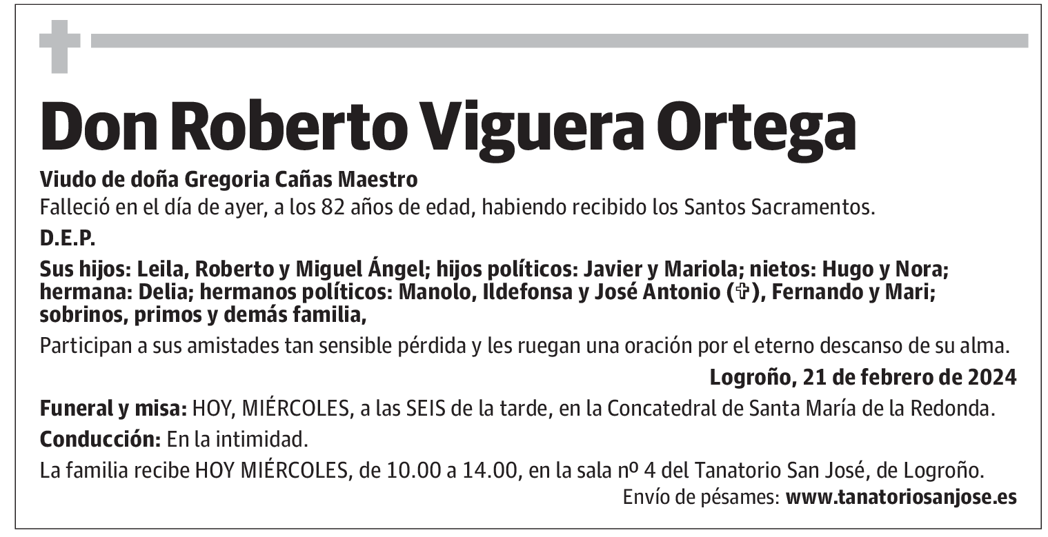 Don Roberto Viguera Ortega