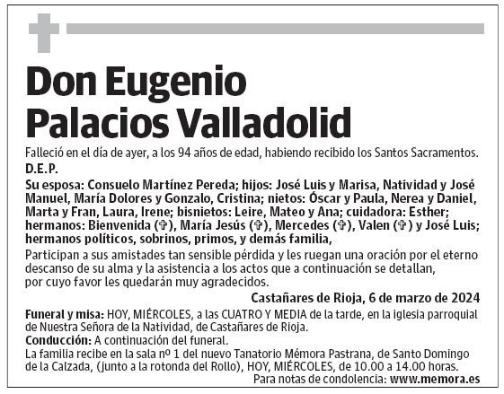 Don Eugenio Palacios Valladolid