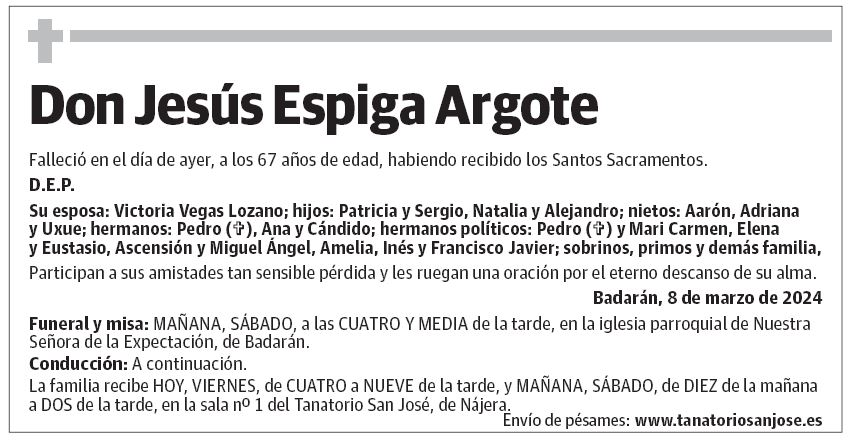 Don Jesús Espiga Argote