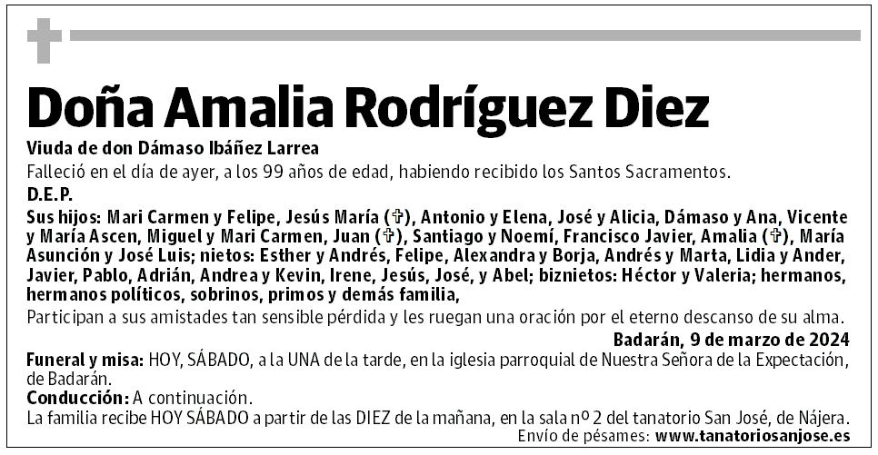 Doña Amalia Rodríguez Diez
