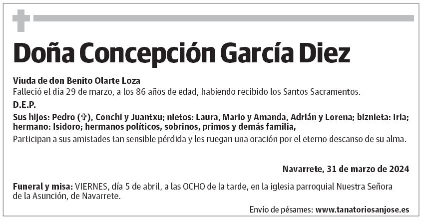 Doña Concepción García Diez