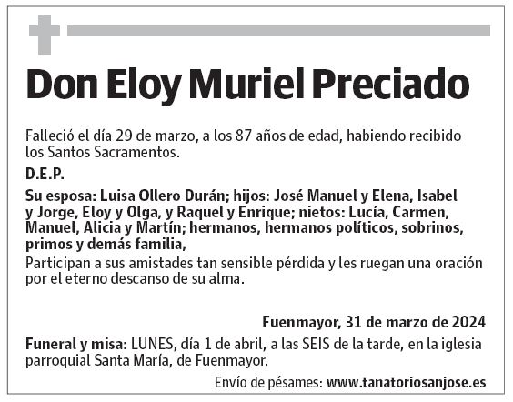 Don Eloy Muriel Preciado