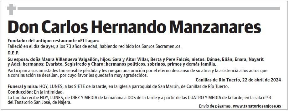 Don Carlos Hernando Manzanares
