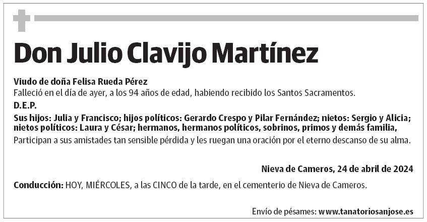 Don Julio Clavijo Martínez