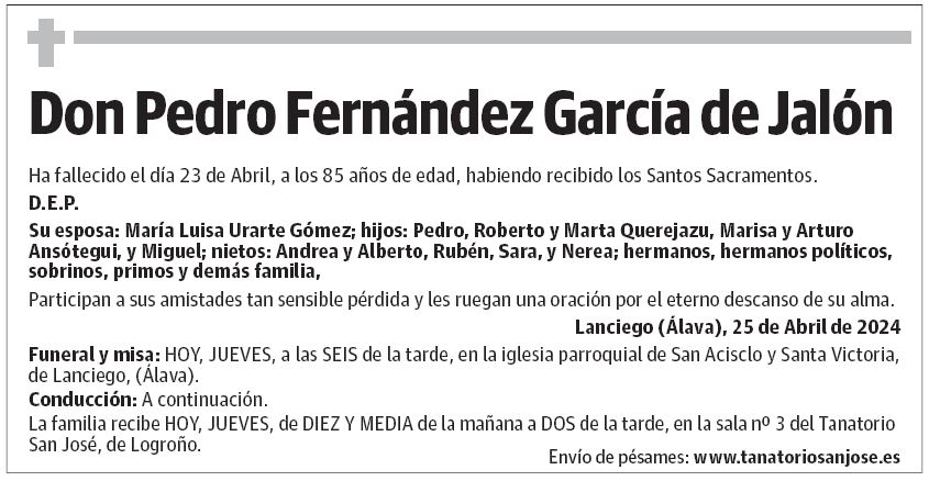 Don Pedro Fernández García de Jalón