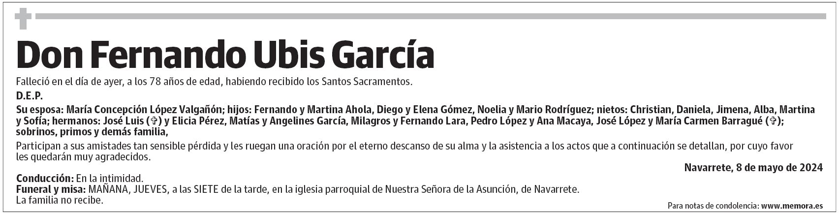 Don Fernando Ubis García