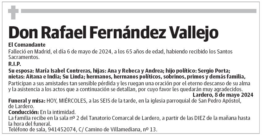 Don Rafael Fernández Vallejo