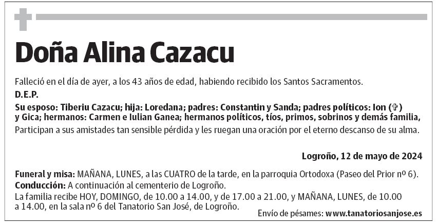 Doña Alina Cazacu