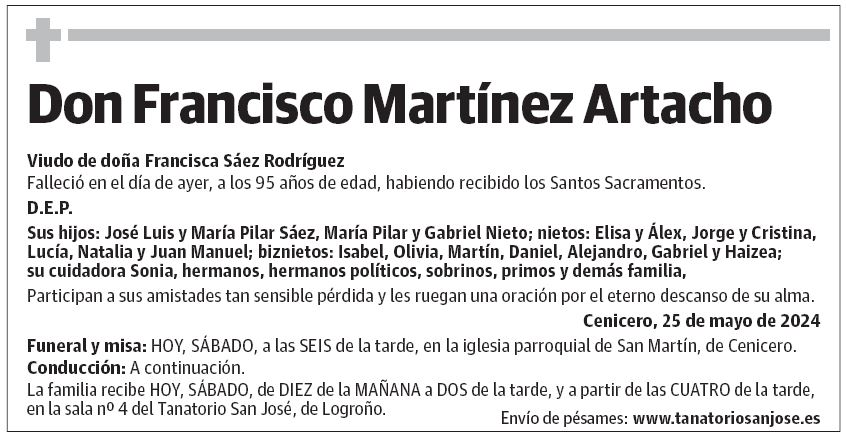 Don Francisco Martínez Artacho