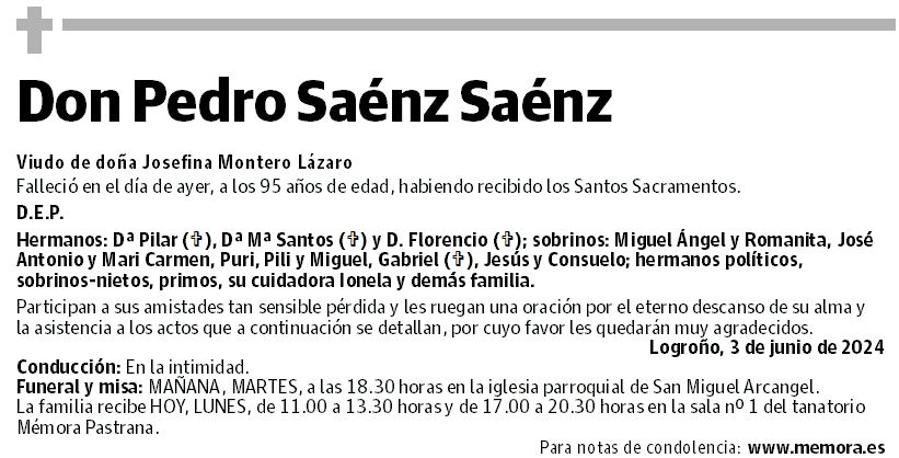 Don Pedro Saénz Saénz