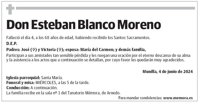 Don Esteban Blanco Moreno