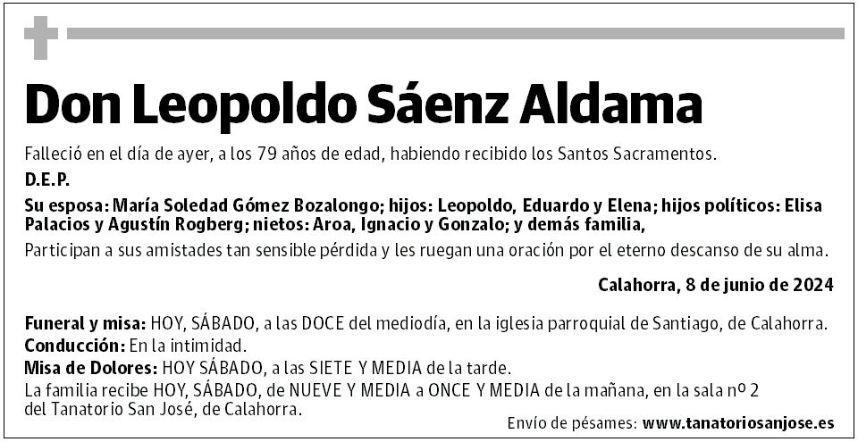 Don Leopoldo Sáenz Aldama