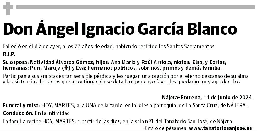 Don Ángel Ignacio García Blanco