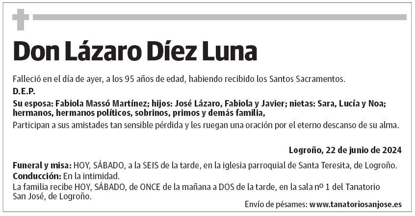 Don Lázaro Díez Luna