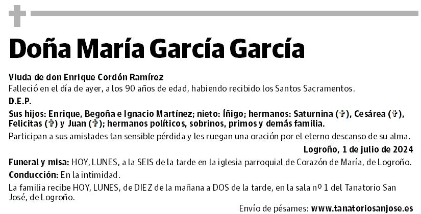 Doña María García García