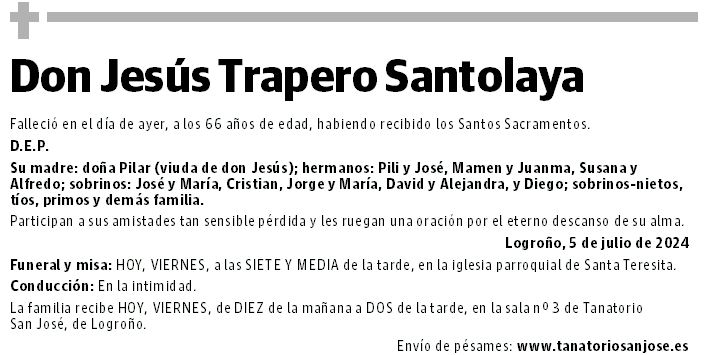 Don Jesús Trapero Santolaya